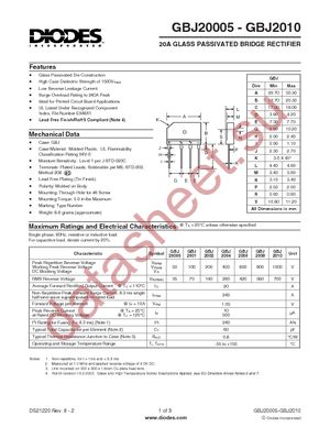 GBJ2008-F datasheet  